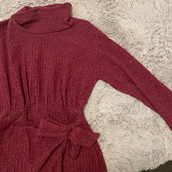 Tie Front Sweater Dress - Picture 7 of 11